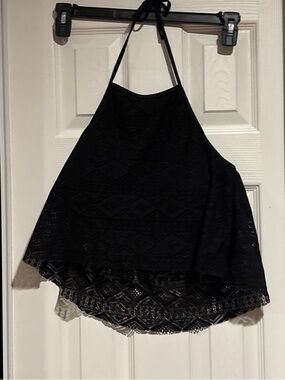 SO Black Activewear Top with Pink Logo